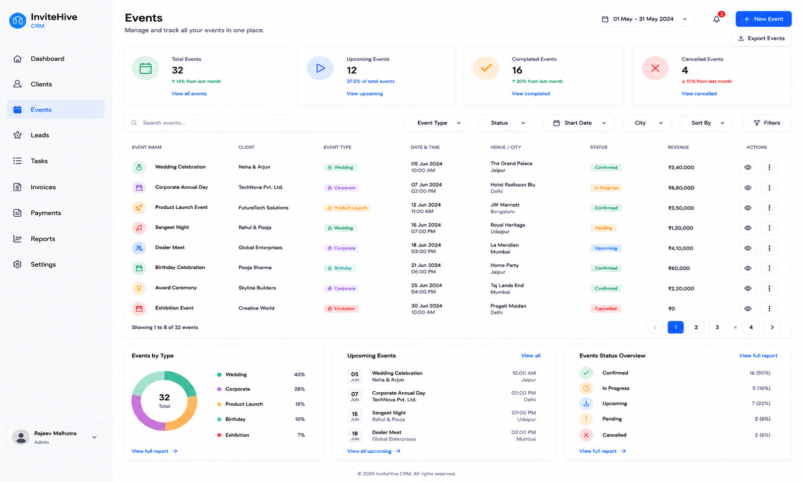 InviteHive screen 3